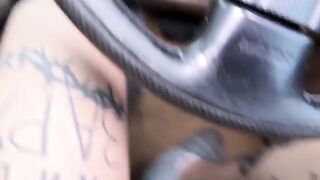 Girl masturbates and has sex with her Uber driver in a steamy encounter