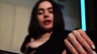 A sexy girl with big boobs gets her pussy juiced and fucked
