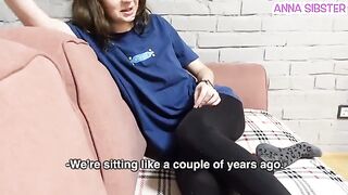 An ex-girlfriend comes over and gets intimate in a steamy scene