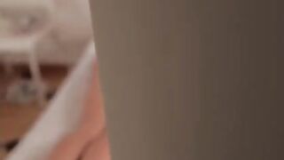 A girl was having a massage from her neighbor, who wasn’t a professional
