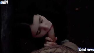 A conversation about the forest with a cute girl, then she started sucking my dick