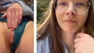 Outdoor and public teenage squirting compilation with huge labia