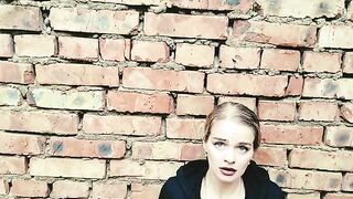 A single girl survives in a post-apocalyptic world, pursued by men on Halloween