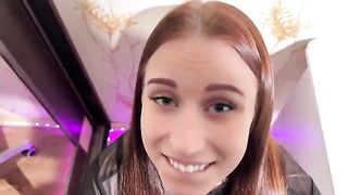 A hot woman has sex with her friend to settle a debt, and he finishes on her face