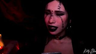 The evil witch Katty Blake gets her asshole fucked hard
