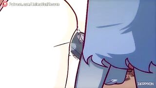 Cartoon Gangbang with Monsters and Furry Hentai