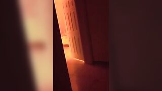Redhead babe Sekis gets fucked by a voyeur from the neighborhood