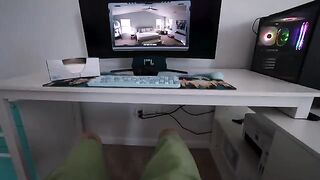 I caught my stepbrother spying on me with his drone. What a perv!