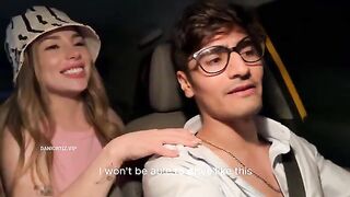 A week before her wedding, Dani Ortiz cheats on her boyfriend in a steamy FakeTaxi encounter