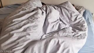 A husband fingered and fucked his sleeping wife in the mornings
