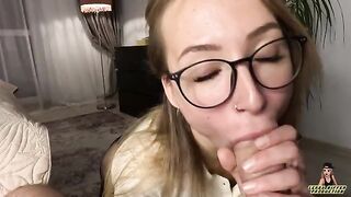The guy fucked a sexy young secretary after work in a steamy scene