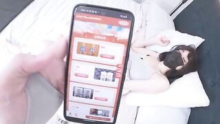 My Chinese girl with big tits got caught masturbating and we fucked to squirt