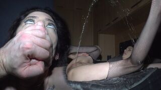 This girl is a slut. She has sex and squirts like a fucking nozzle