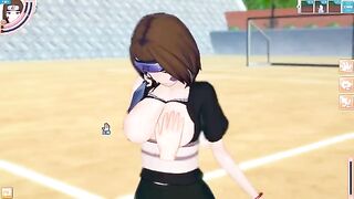 Big tits Naruto Rin Nohara in 3DCG erotic anime action