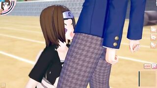 Big tits Naruto Rin Nohara in 3DCG erotic anime action