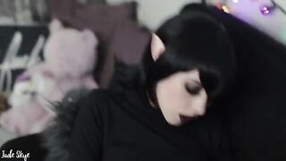 Vampire teen Mavis Winters gets fucked and swallows cum in a steamy scene