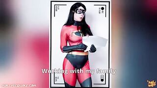 Violet Parr from The Incredibles trying to enter the porn world