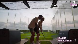 A night golf game turns into a passionate encounter with SammmNextDoor