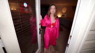 The neighbor was lonely on Valentine's Day, so he had sex with her