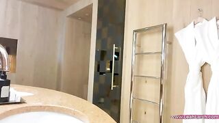 Redhead slut fucked by Johnny Sins in hotel room