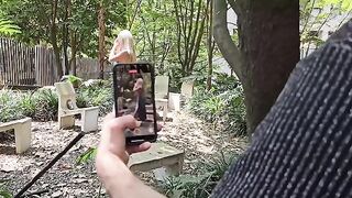 Famous Colombian actress gets fucked by American outdoors