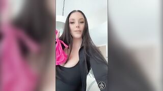 Busty brunette gets fucked by cheating hotel guest in POV action