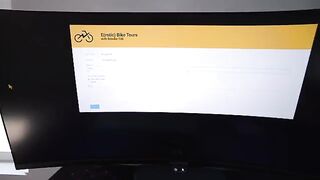 Scorching bike tour with a hot brunette and her huge white cock