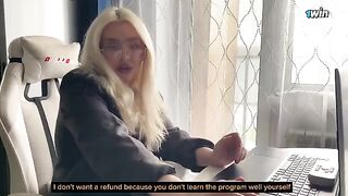 A tutor called the girl to resolve a misunderstanding, and things got steamy