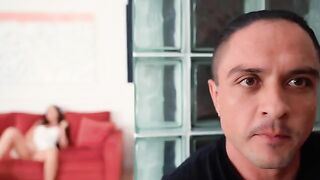 Pervert guy caught his stepmom masturbating and fucked her hard