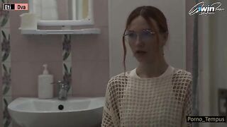 Russian schoolgirl fucked by her stepdad and his mate