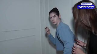 Curious stepdaughters sneak around to watch their parents’ intimate moments