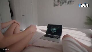My step sister replaced the TV series with sex