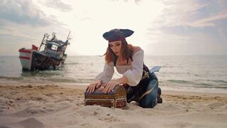The real treasure was under Captain Sweetie Fox's panties, a thrilling find