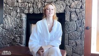 Redhead bridesmaid gets locked out, gets fucked instead