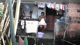 The black woman did not know about the hidden phone, so she got recorded