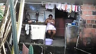 The black woman did not know about the hidden phone, so she got recorded