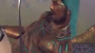 A cute brunette girl bounces on a big cock with pleasure