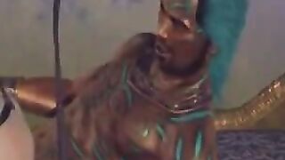 A cute brunette girl bounces on a big cock with pleasure