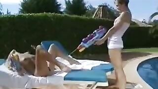 The gentle touch of two lesbian lovers is really exciting