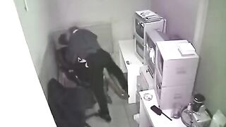The employee was fired after a photo of him having sex at work surfaced