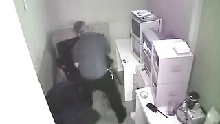 The employee was fired after a photo of him having sex at work surfaced