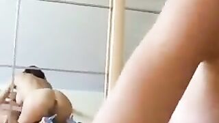 The couple has an excellent sex, especially in sucking skills