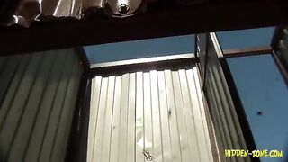 A hidden camera secretly filmed a woman in a beach cabin - ErPorn