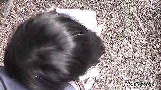 I met a girl in the forest and we got intimate outdoors