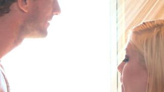 A young couple have a hot sex session right in the shower at home