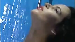Couple fucked in the bathroom as usual