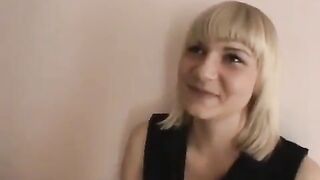 The young guy learned to caress his girlfriend's pussy properly