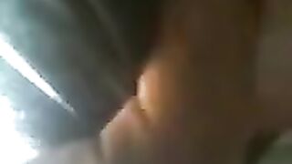 On the bus, he couldn’t hold back and pressed hard against her ass