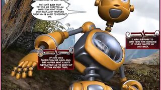 Robots fuck like in comic books in this hot porn
