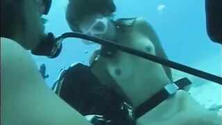 A guy had sex with a hairy girl in the swimming pool